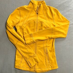Lululemon gold Define Jacket size 8